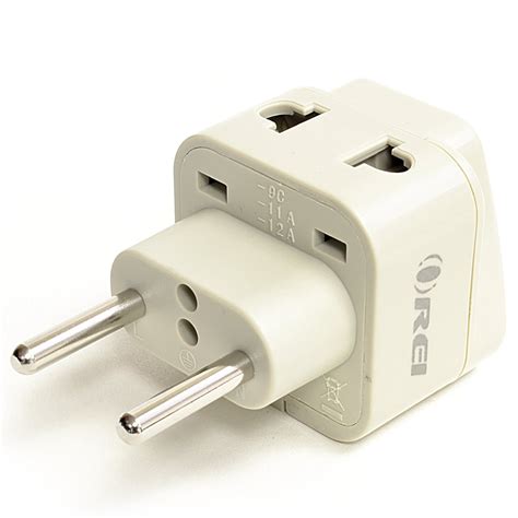 Internal metal interfaces provides better conductivity and secure connection. . Greece plug adapter